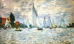 Claude Monet The Barks Regatta at Argenteuil oil painting picture
